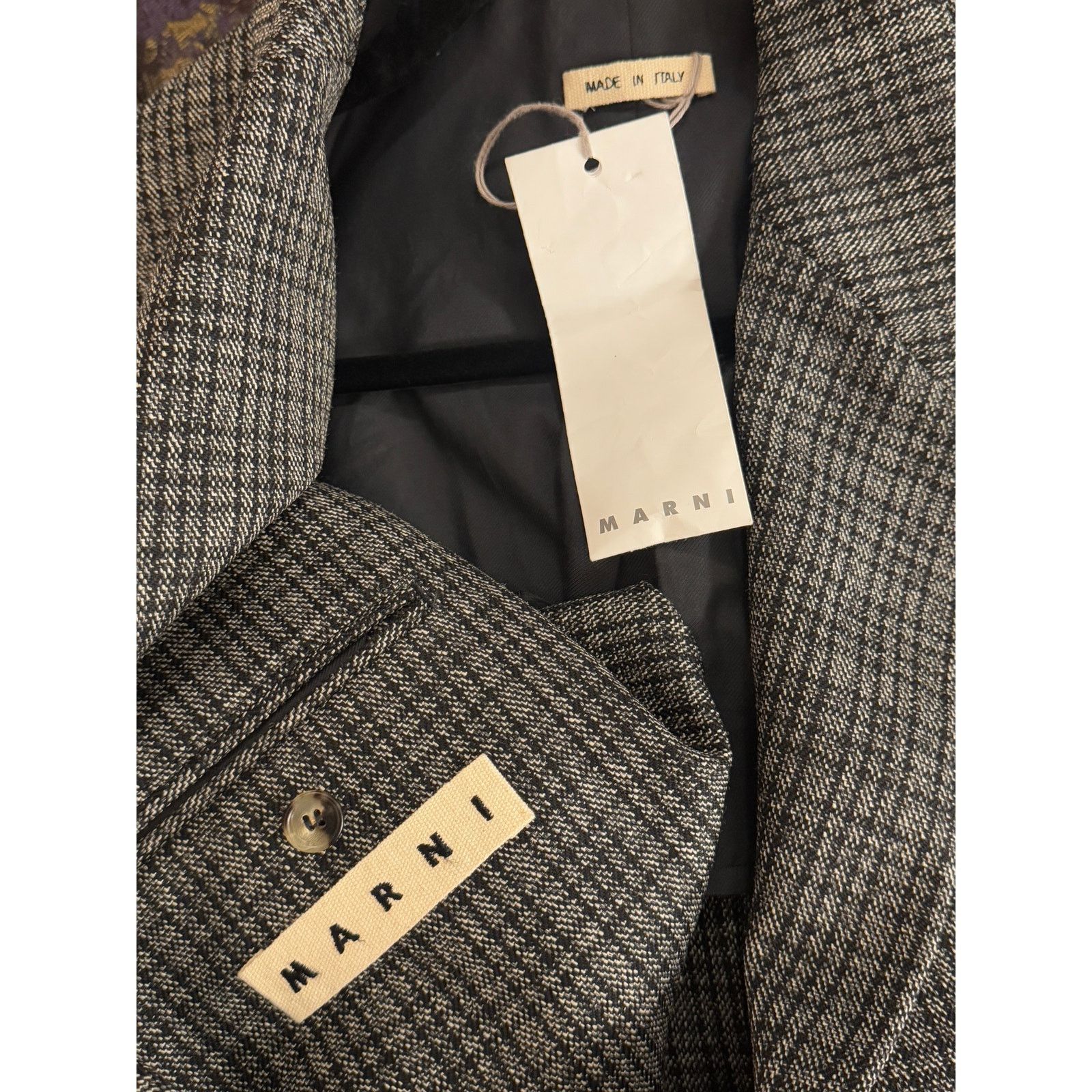 Marni Marni NWT Wool Gray Men's Blazer Size 48R - 3 Thumbnail