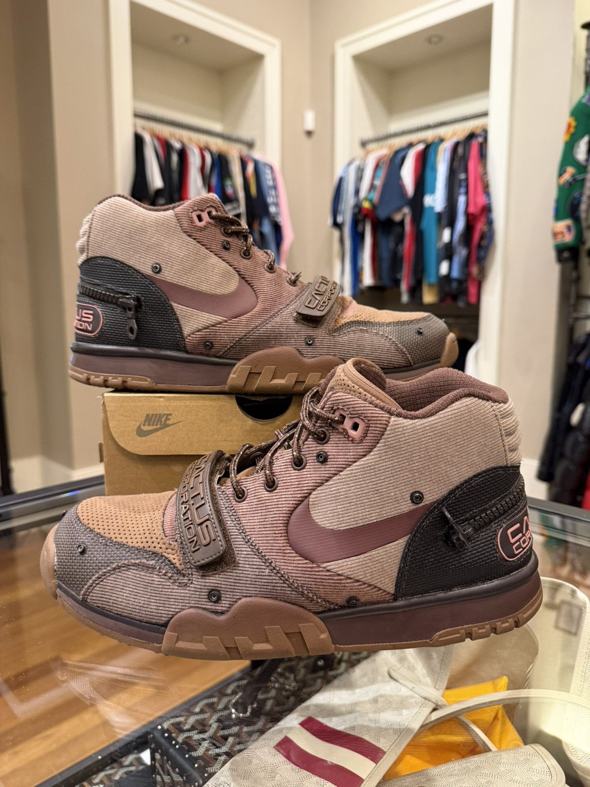 Nike × Travis Scott Nike Air Trainer 1 ‘Travis Scott Wheat’ Size US 10 / EU 43 - 1 Thumbnail