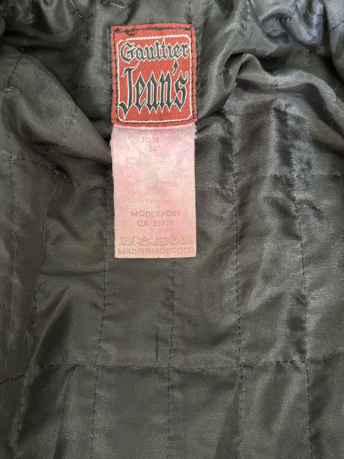 Jean Paul Gaultier × Vintage Jean Paul Gaultier F/W 1997 archive fight racism denim coat Size S / US 4 / IT 40 - 7 Thumbnail