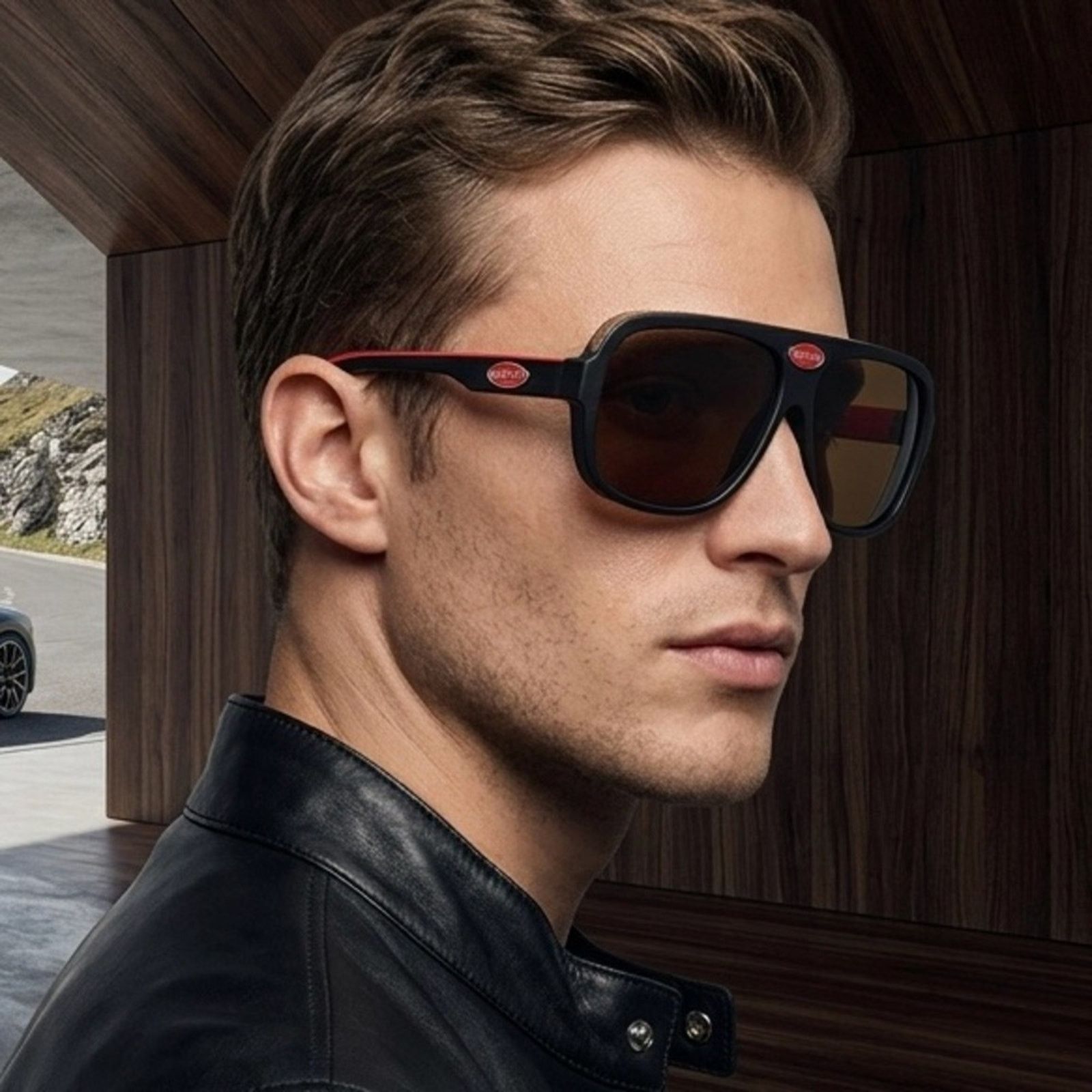 Bugatti New! BUGATTI 06-DT Stylish Dark Tortoise Aviator Sunglasses Size ONE SIZE - 3 Thumbnail