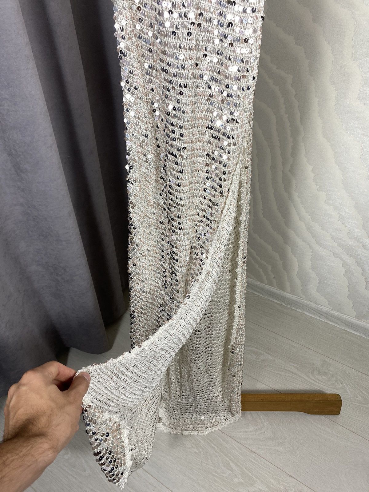 Retrofete Retrofete Marie Sequin Crochet Dress Size M / US 6-8 / IT 42-44 - 12 Thumbnail