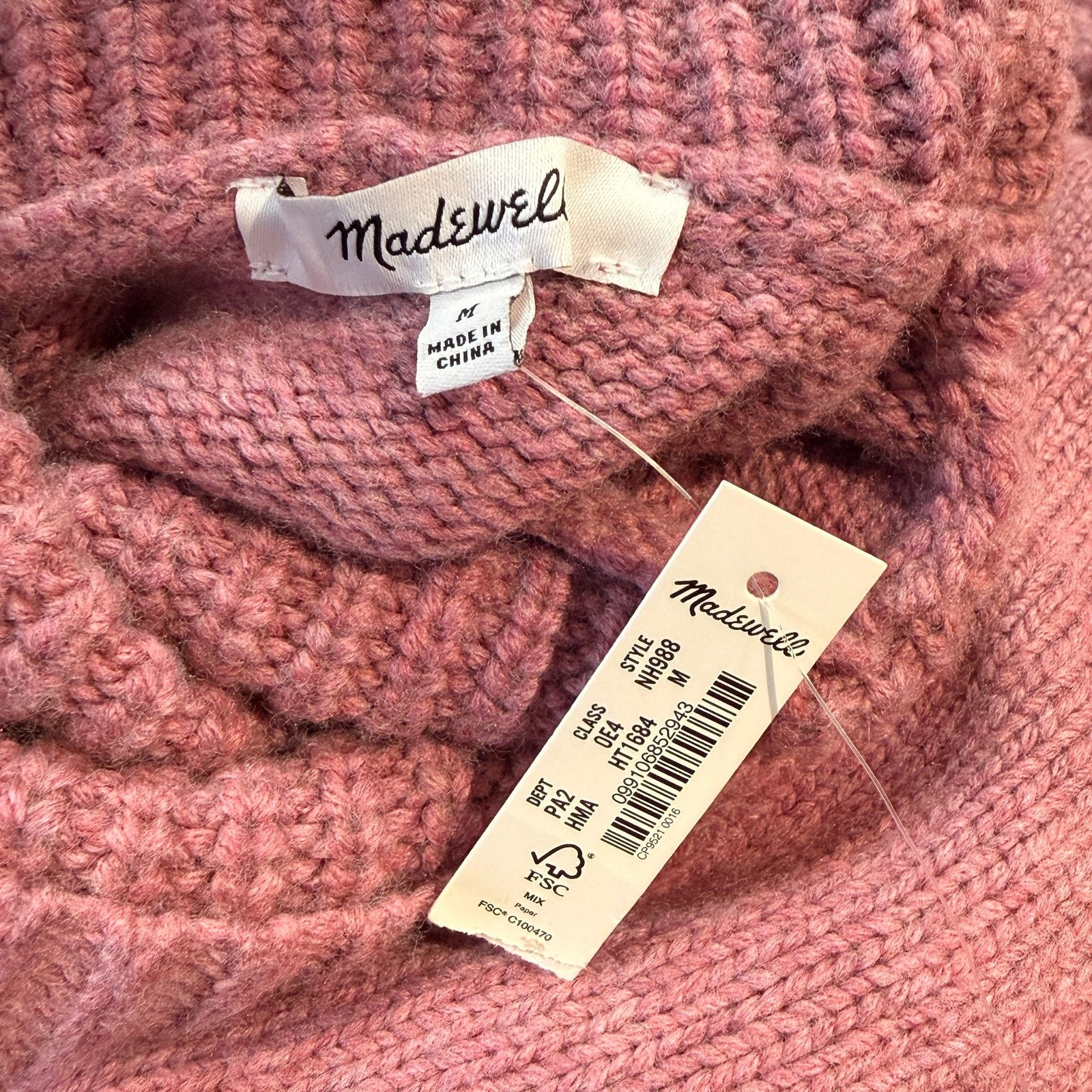 Madewell Madewell Corsica Stitch Turtleneck Sweater Sz Medium NWT Size M / US 6-8 / IT 42-44 - 3 Thumbnail