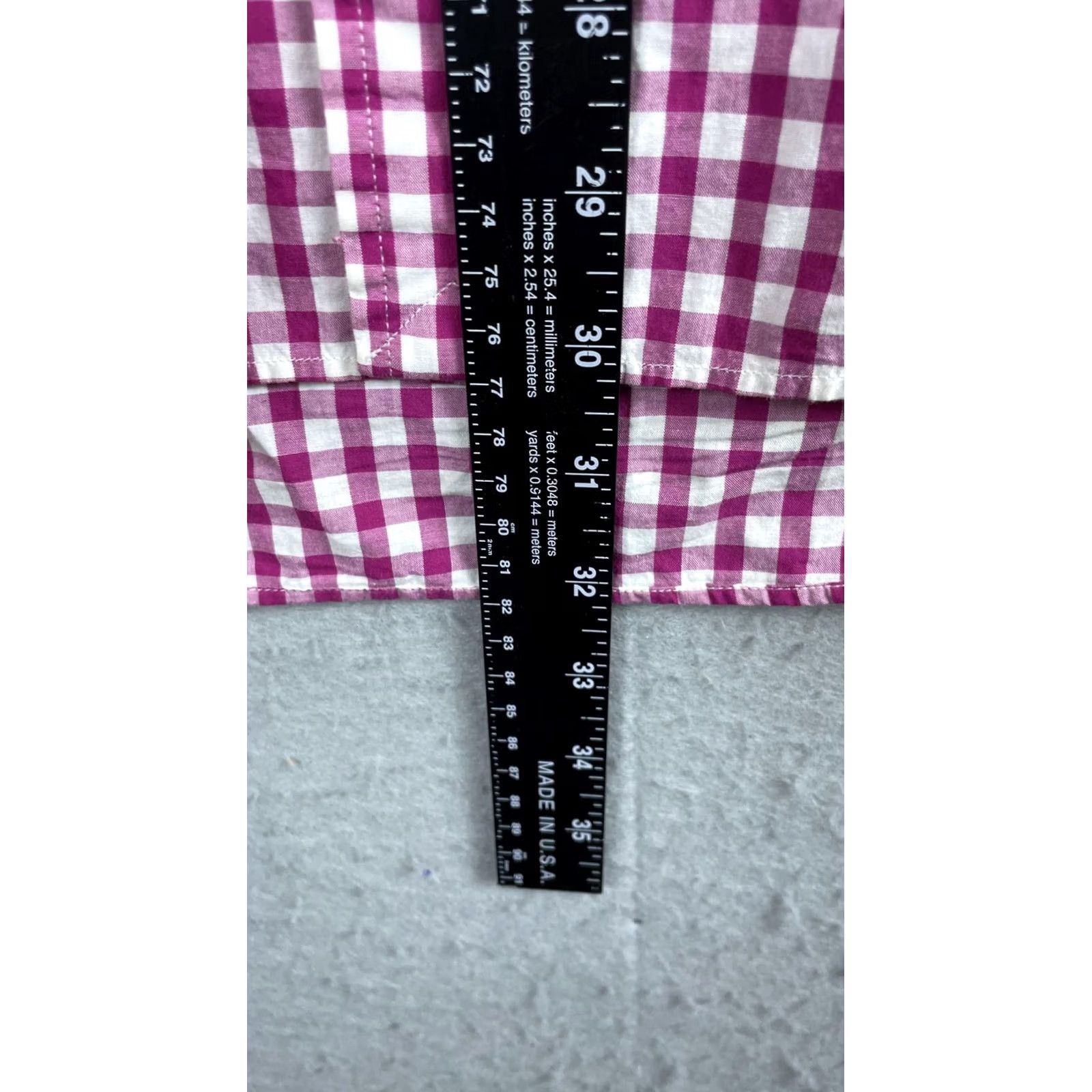 Ralph Lauren Ralph Lauren Shirt Mens M Pink Check Long Sleeve Button-Down Pony Logo Size US M / EU 48-50 / 2 - 5 Thumbnail