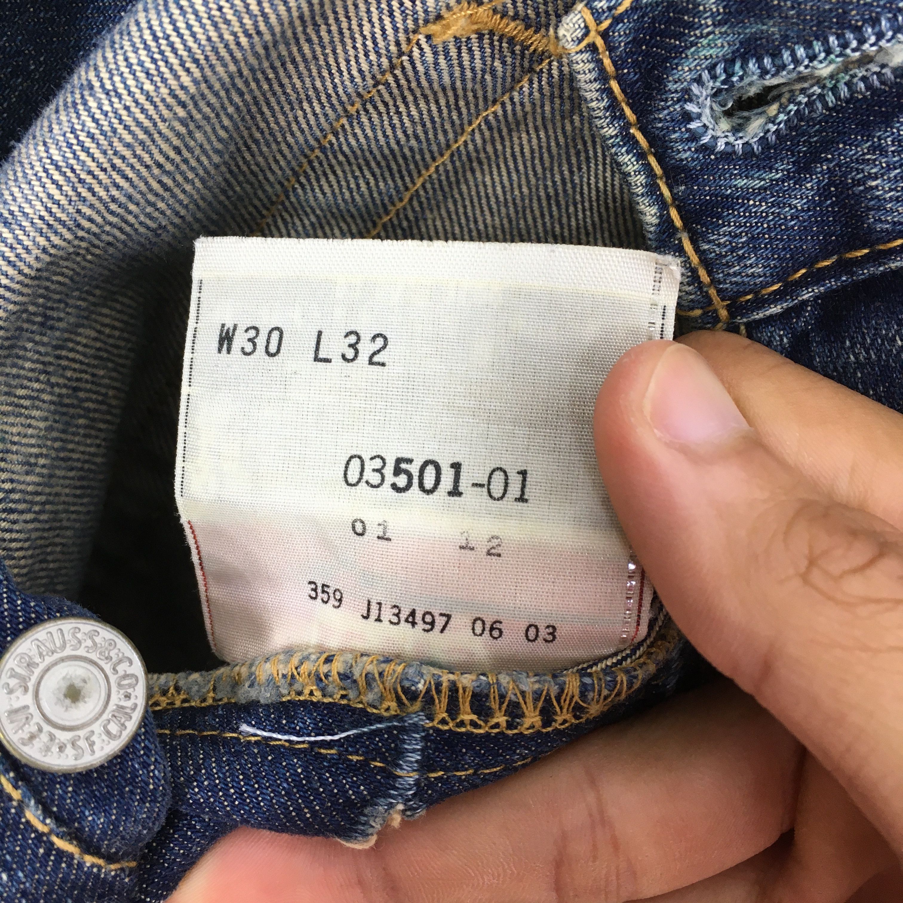 Levi's Size 30x29 Vintage Levi's 501 Indigo Blue Jeans Medium S1566 Size US 30 / EU 46 - 8 Thumbnail