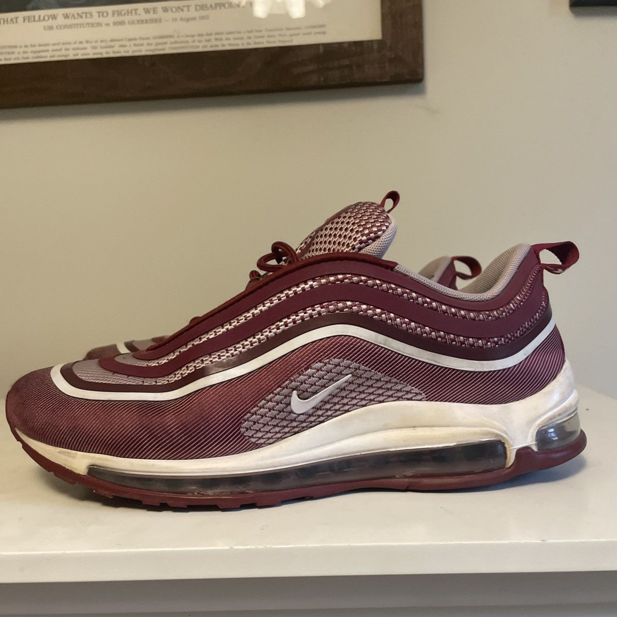 Nike Nike Air Max 97 “Team Red” 2017 - Size 9.5 Size US 9.5 / EU 42-43 - 2 Thumbnail