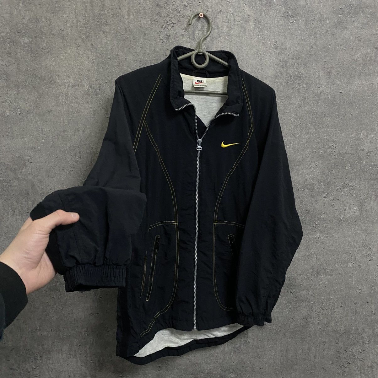 Nike Vintage Nike Track Jacket Striped Mini Swoosh 00s Y2K Size US S / EU 44-46 / 1 - 2 Thumbnail