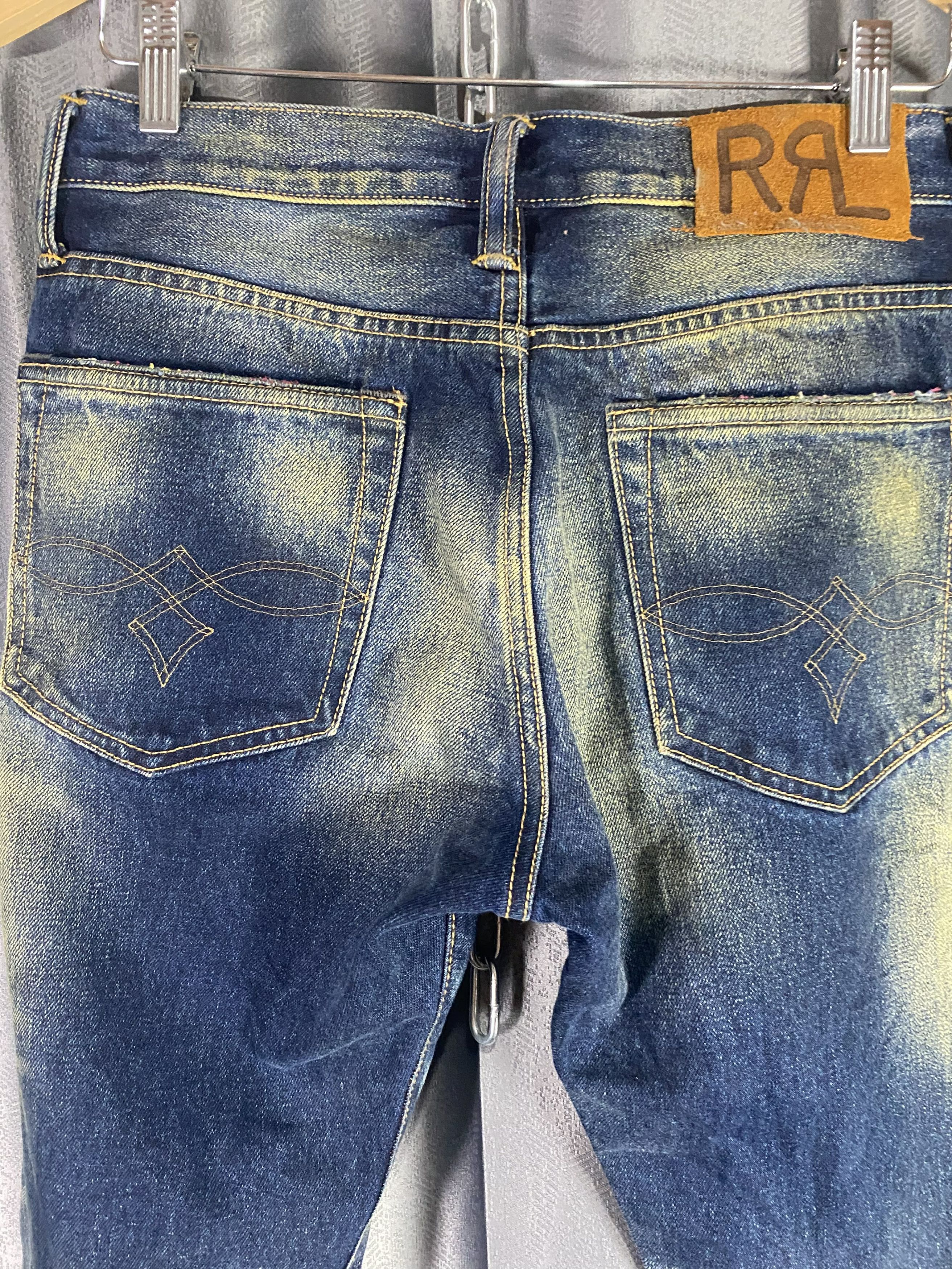 RRL Ralph Lauren RALPH LAUREN DOUBLE RL - RRL - LOW STRAIGHT SELVEDGE DENIM Size US 29 - 4 Thumbnail
