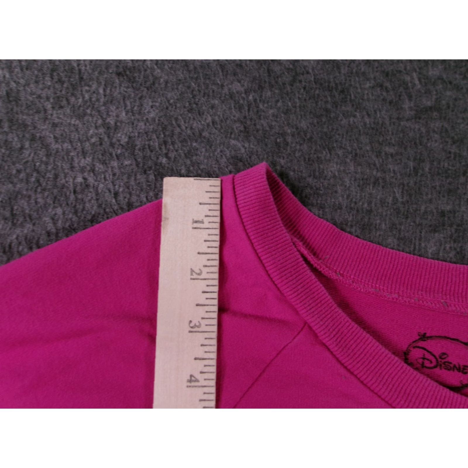 Disney Disney Sweatshirt Girls Juniors XL Pink Tinker Bell Feisty Graphic Long Sleeve Size XL / US 12-14 / IT 48-50 - 4 Thumbnail