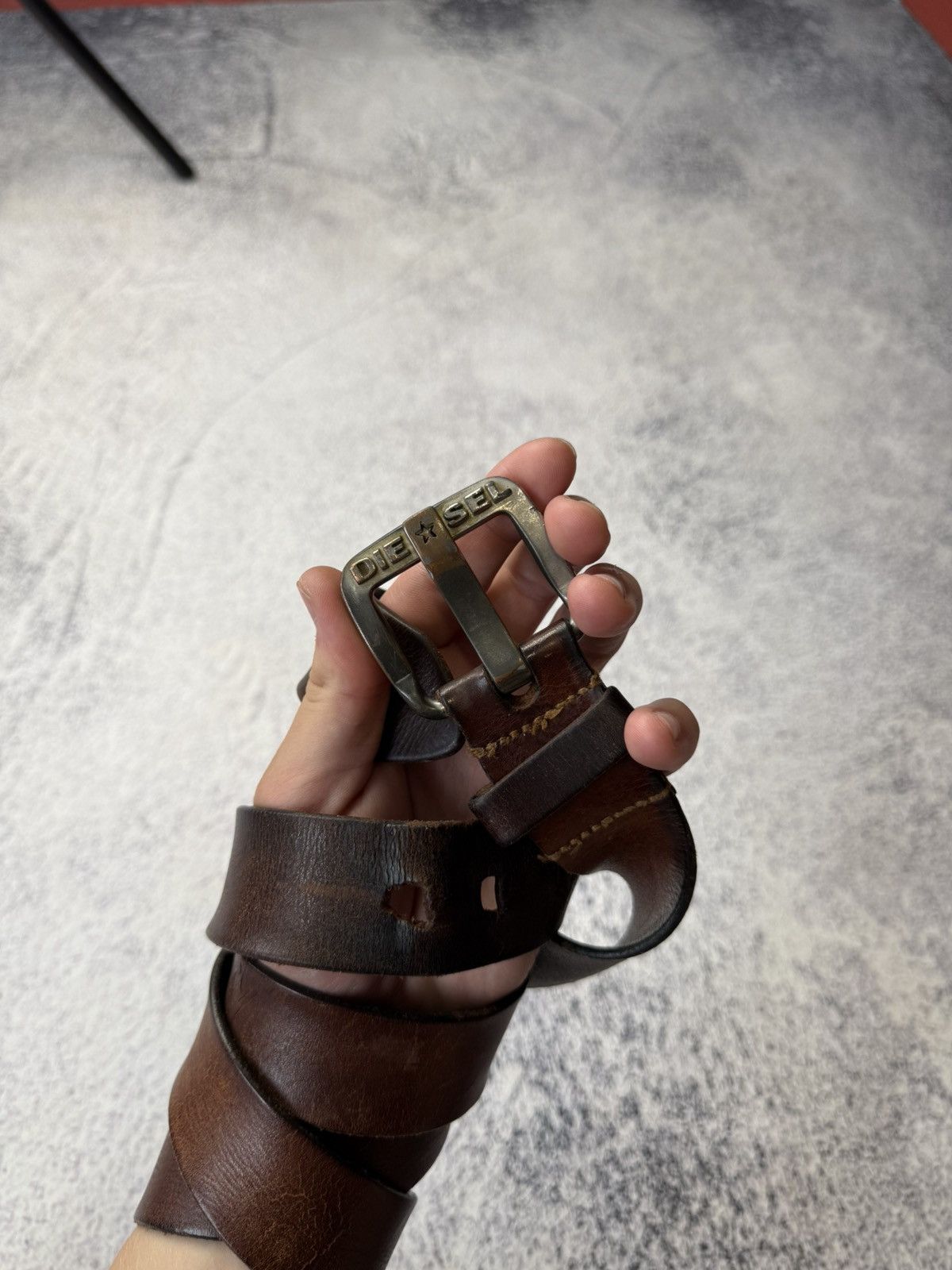 Diesel Vintage Diesel Belts Leather Japanese Brand Y2K streetwear Size ONE SIZE - 4 Thumbnail