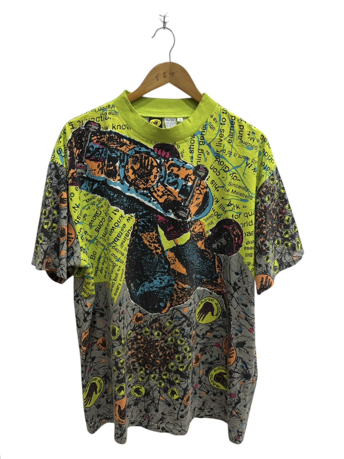 Body Glove × Vintage Vintage 90’s Body Glove Skateboard Full Print!!! Size US L / EU 52-54 / 3 - 1 Thumbnail