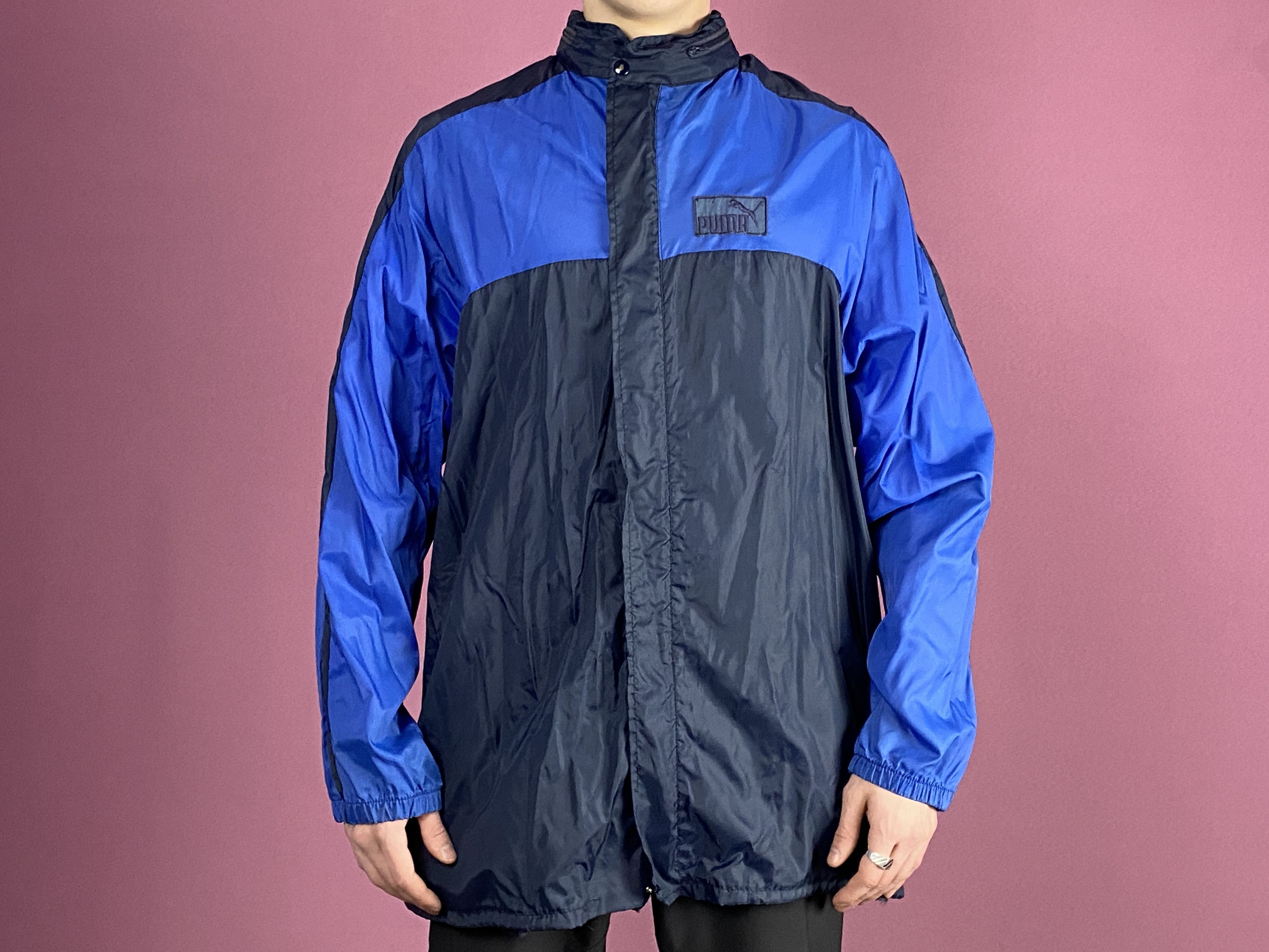 Puma × Vintage 80s Puma Vintage Men's Rain Jacket - Size 54 / L Windbreaker Size US L / EU 52-54 / 3 - 4 Thumbnail