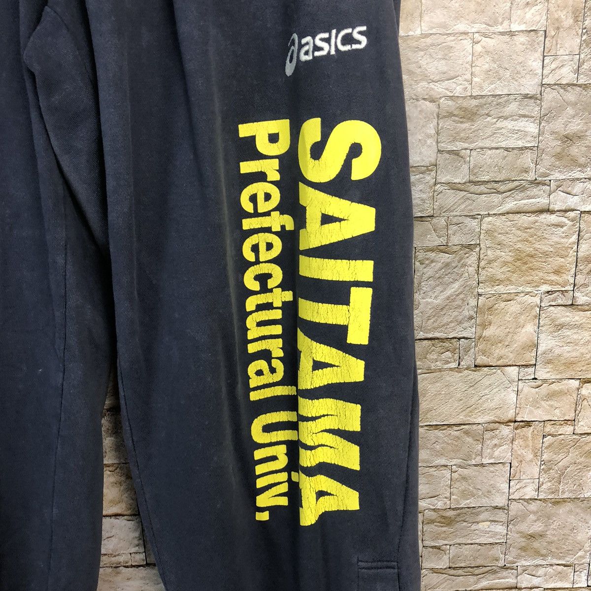Asics Asics Saitama Prefectural Univ Dark Blue Joggers Pants #A454 Size US 28 / EU 44 - 10 Thumbnail