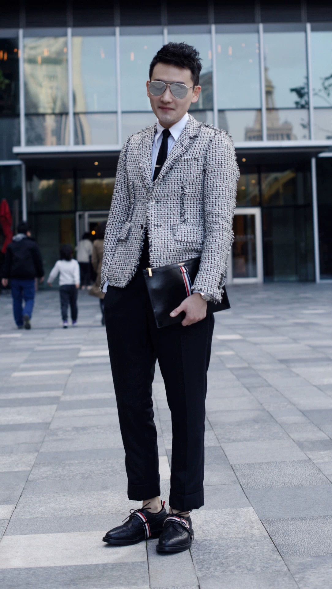 Thom Browne Thom Browne Runway Frayed Slim Suit Chanel-esque S1/S2 Size US S / EU 44-46 / 1 - 7 Thumbnail