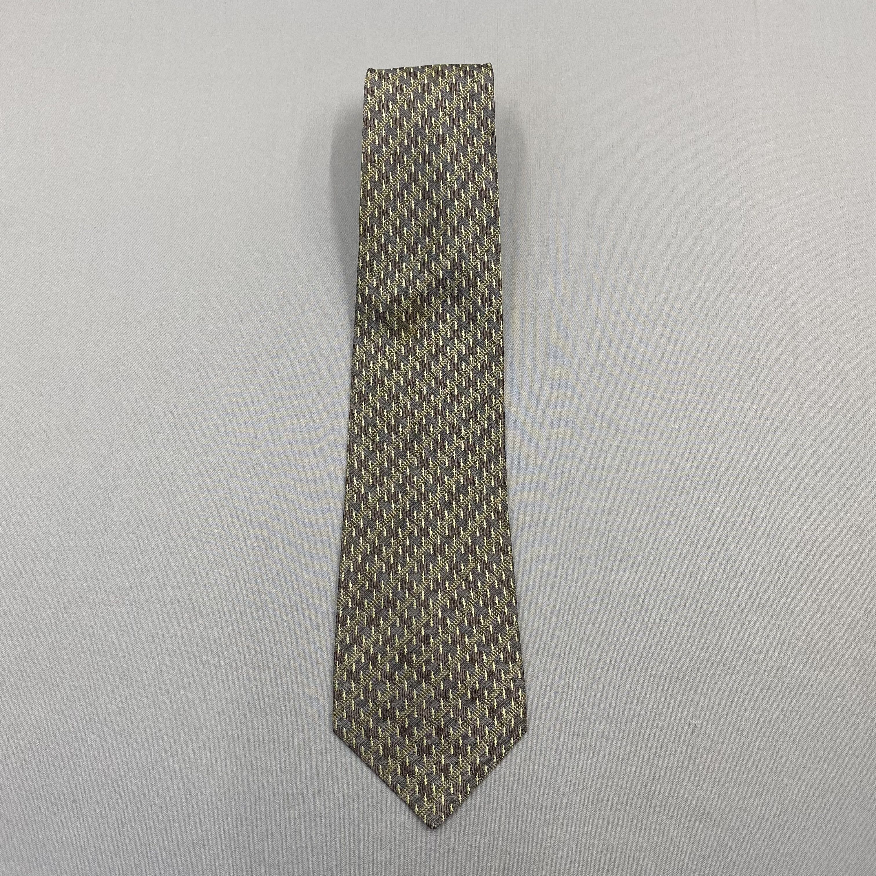 Issey Miyake Vintage Issey Miyake SILK Necktie Cravate Pure Silk Neck Tie Size ONE SIZE - 3 Thumbnail