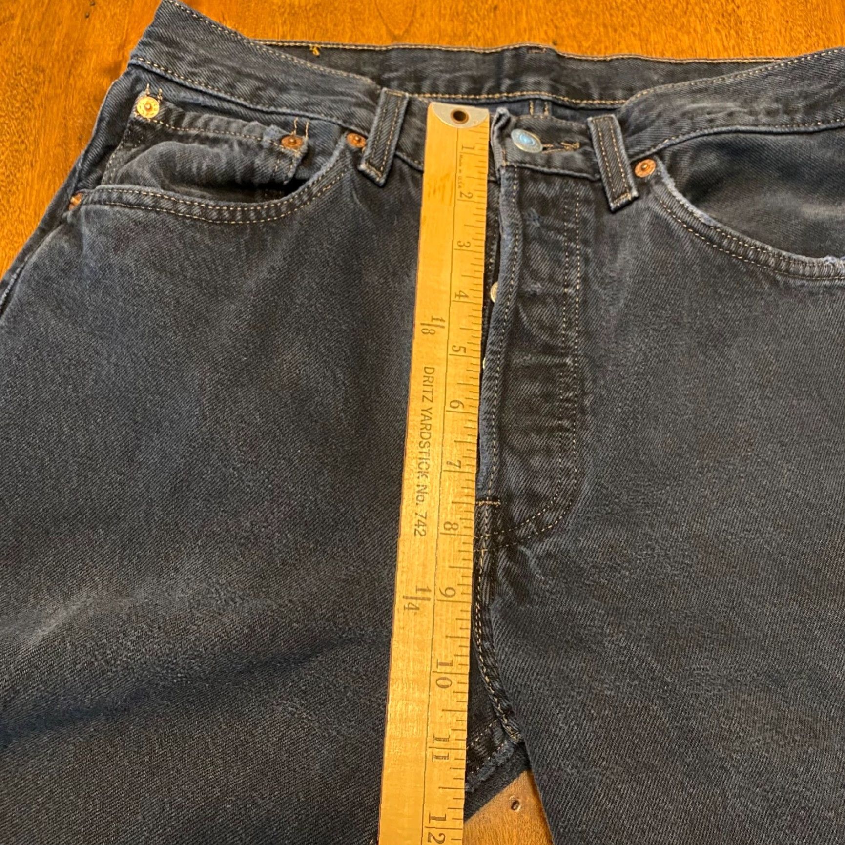 Levi's VTG Levi's 501 Jeans Mens 30x32 Blue Dark Wash Button Fly Denim Pants USA Made Size US 30 / EU 46 - 6 Thumbnail