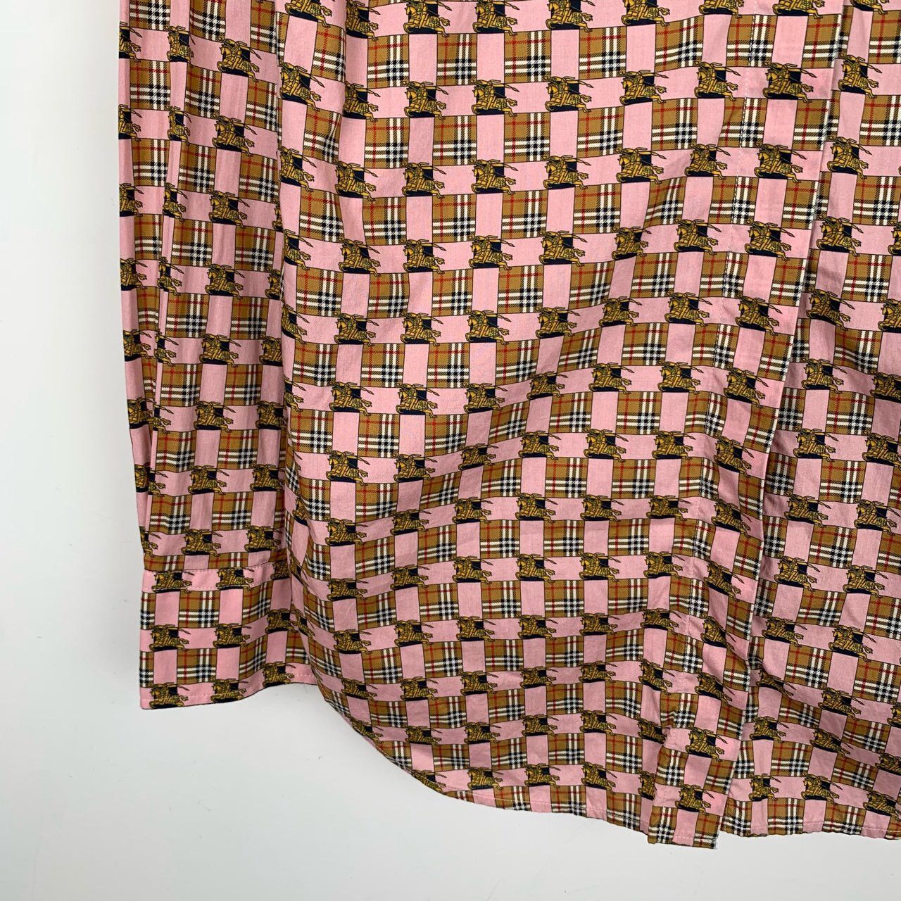Burberry Burberry Shirt Cotton Long-Sleeve Shirt (Size 34) Size XXS / US 00 / IT 34 - 4 Thumbnail