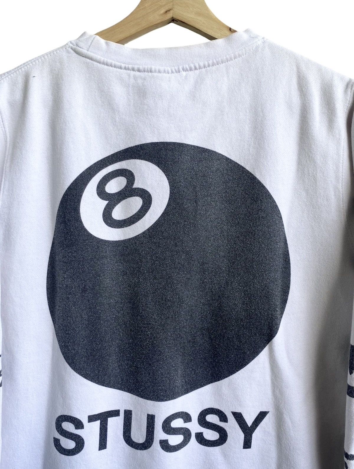 Stussy Stussy all logo eightball sweatshirt Size US M / EU 48-50 / 2 - 4 Thumbnail
