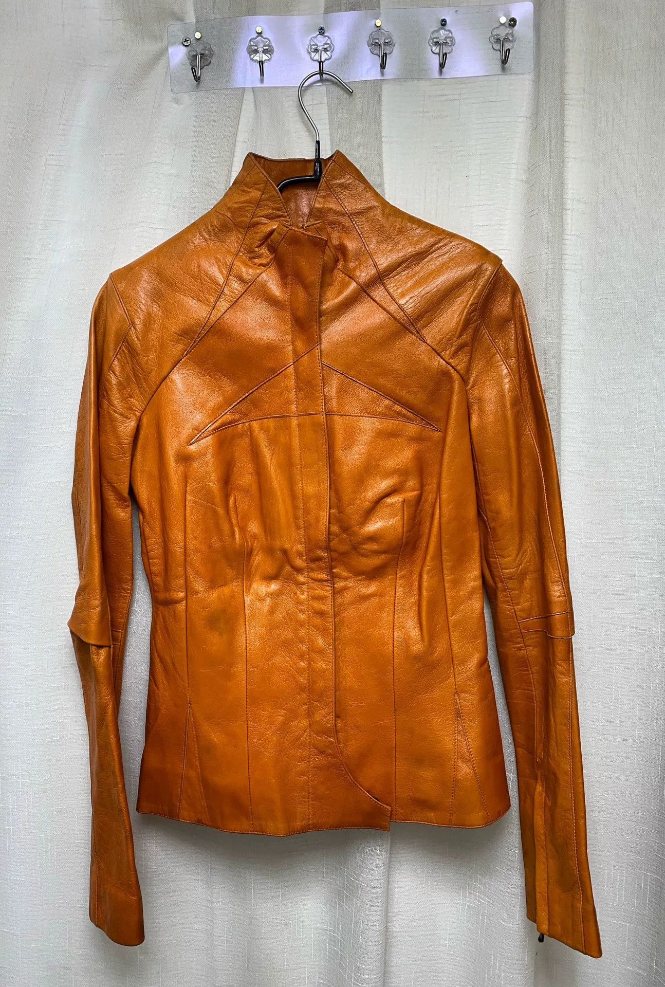 Other Roland Mouret Deconstructed Avant-Garde Leather Jacket Size US M / EU 48-50 / 2 - 1 Thumbnail