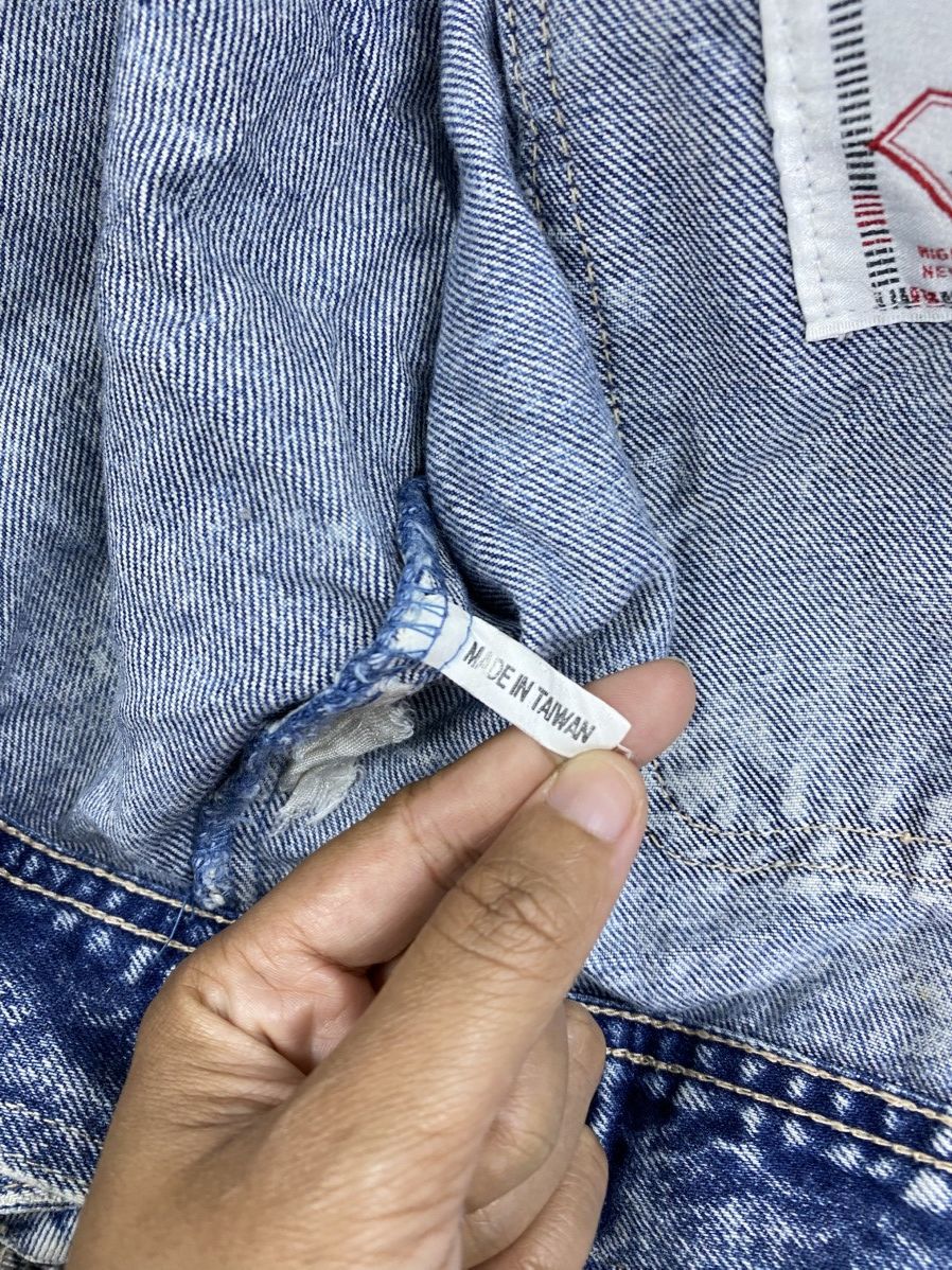 Japanese Brand Vintage Bell Scott Blue Washed Baggy Trucker Denim Jacket Size M / US 6-8 / IT 42-44 - 12 Thumbnail