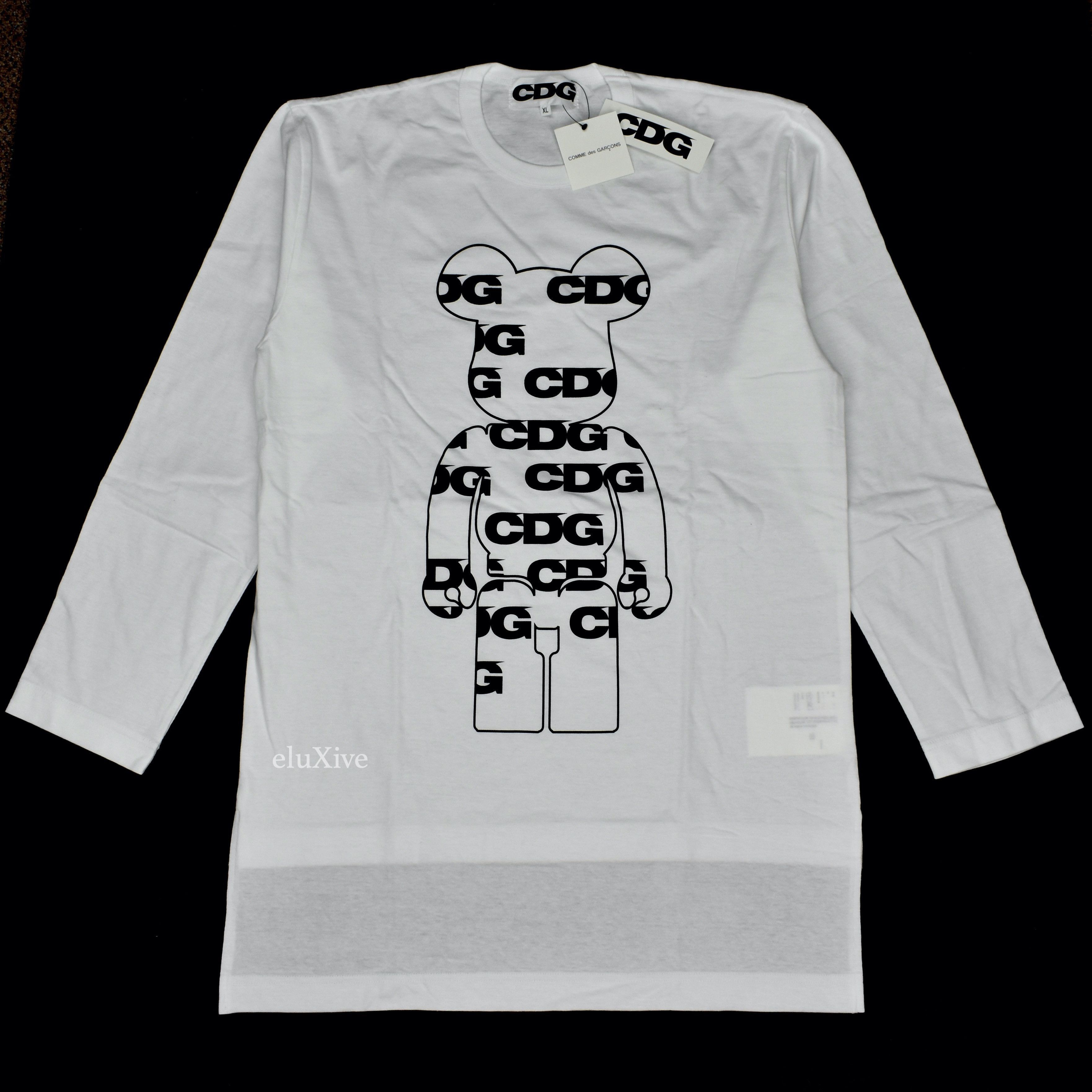 Comme des Garcons SS 17 CdG Good Design Shop Logo L/S T-Shirt 