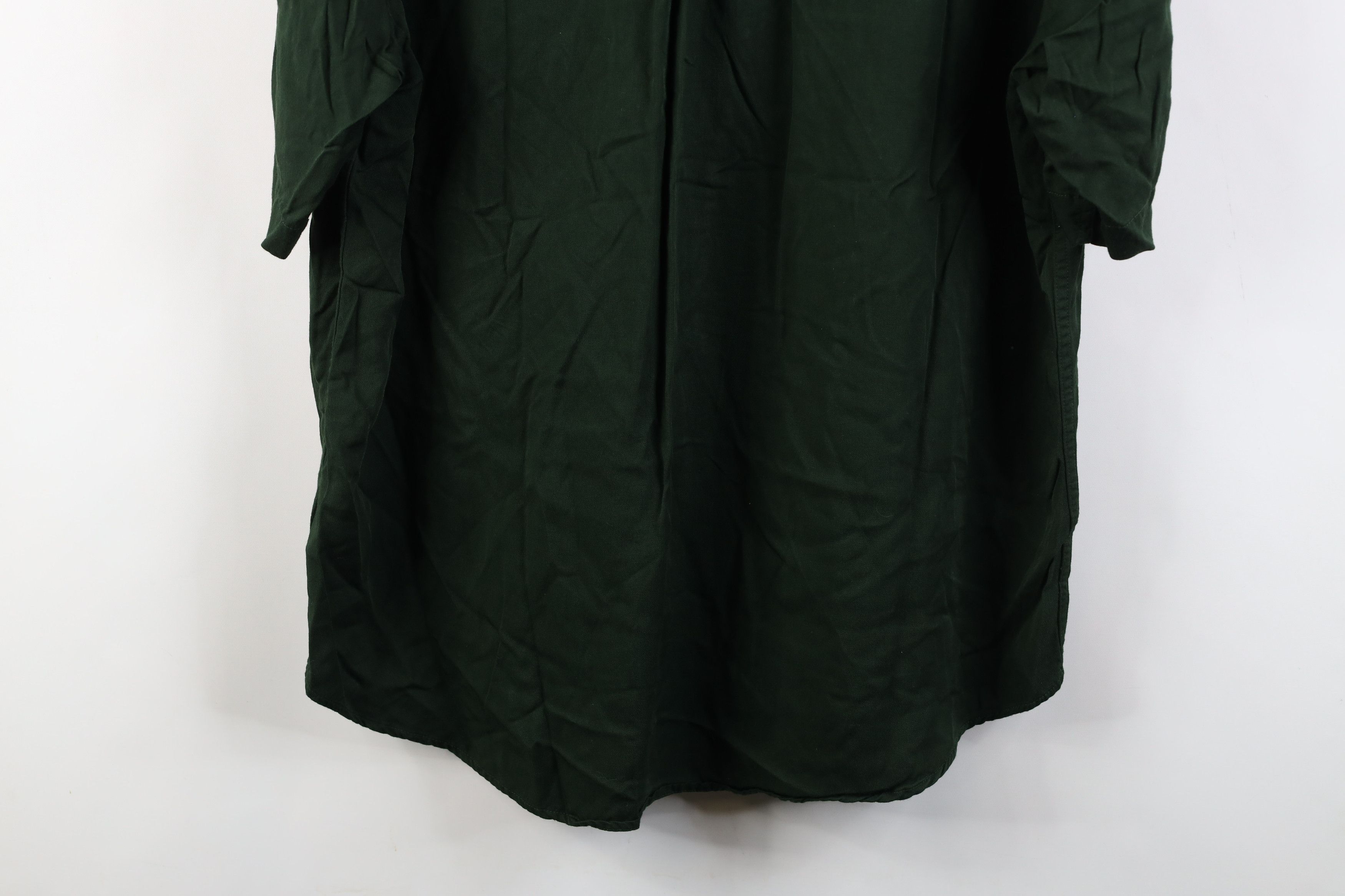 Vintage Vintage 90s Streetwear Gabardine Short Sleeve Button Shirt Size US M / EU 48-50 / 2 - 11 Thumbnail