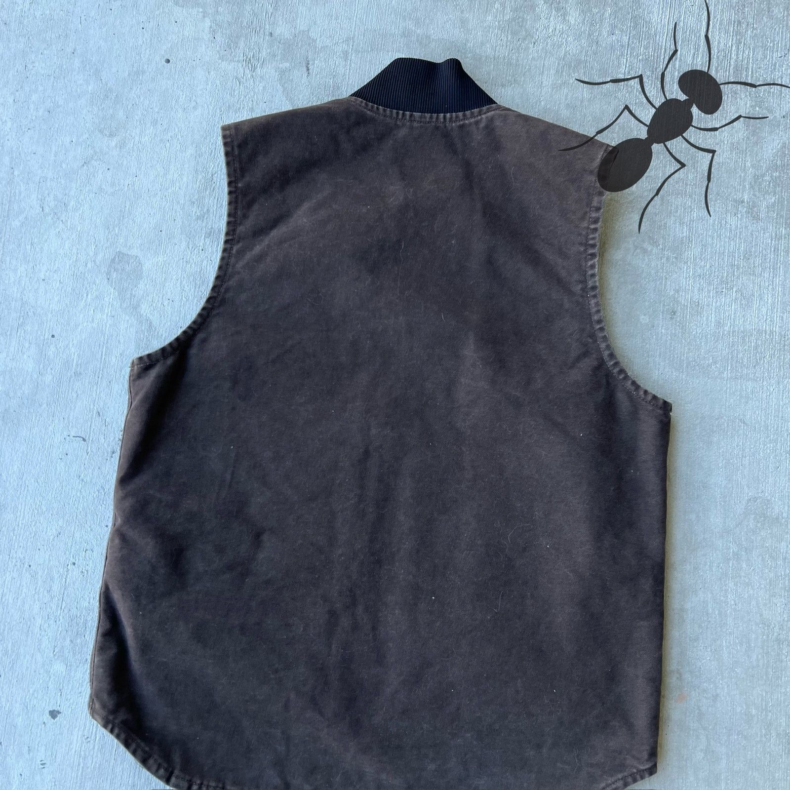 Carhartt × Vintage Carhartt V02 DKB brown work wear vest Size US M / EU 48-50 / 2 - 5 Thumbnail