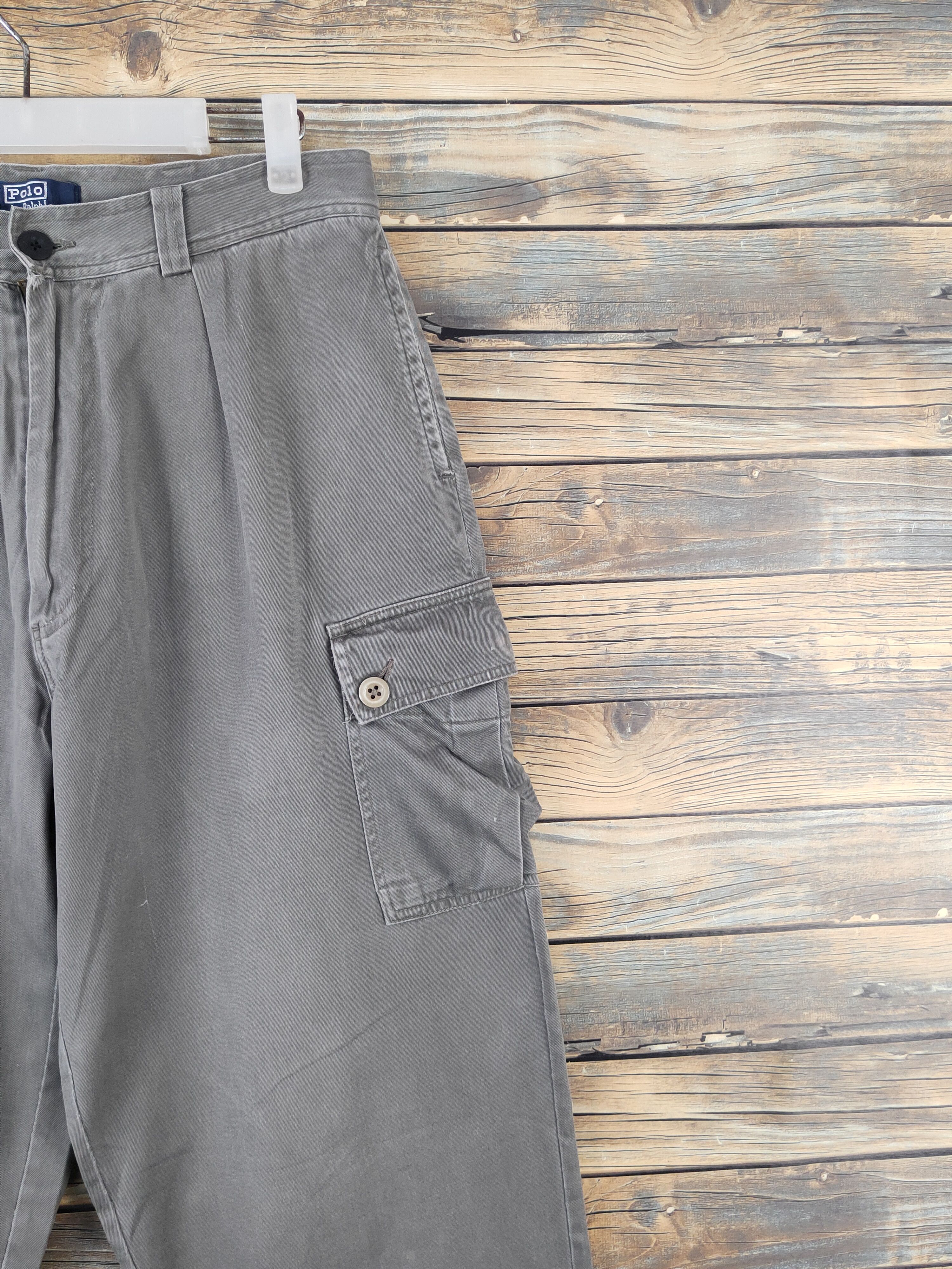 Polo Ralph Lauren Polo by Ralph Lauren Gray Multipocket Cargo Pants #W1578 Size US 32 / EU 48 - 5 Thumbnail