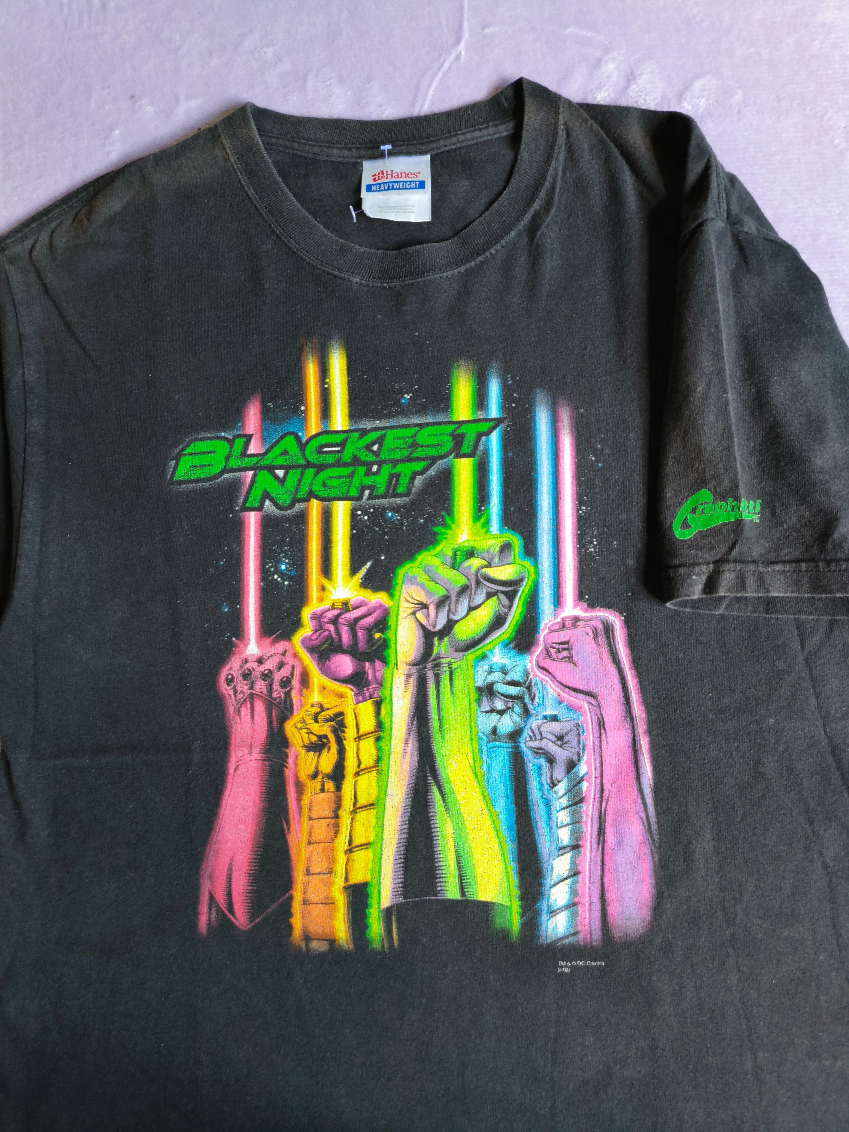 DC Comics × Vintage Vintage y2k Gree Latern By Dc Comic Size US M / EU 48-50 / 2 - 2 Thumbnail