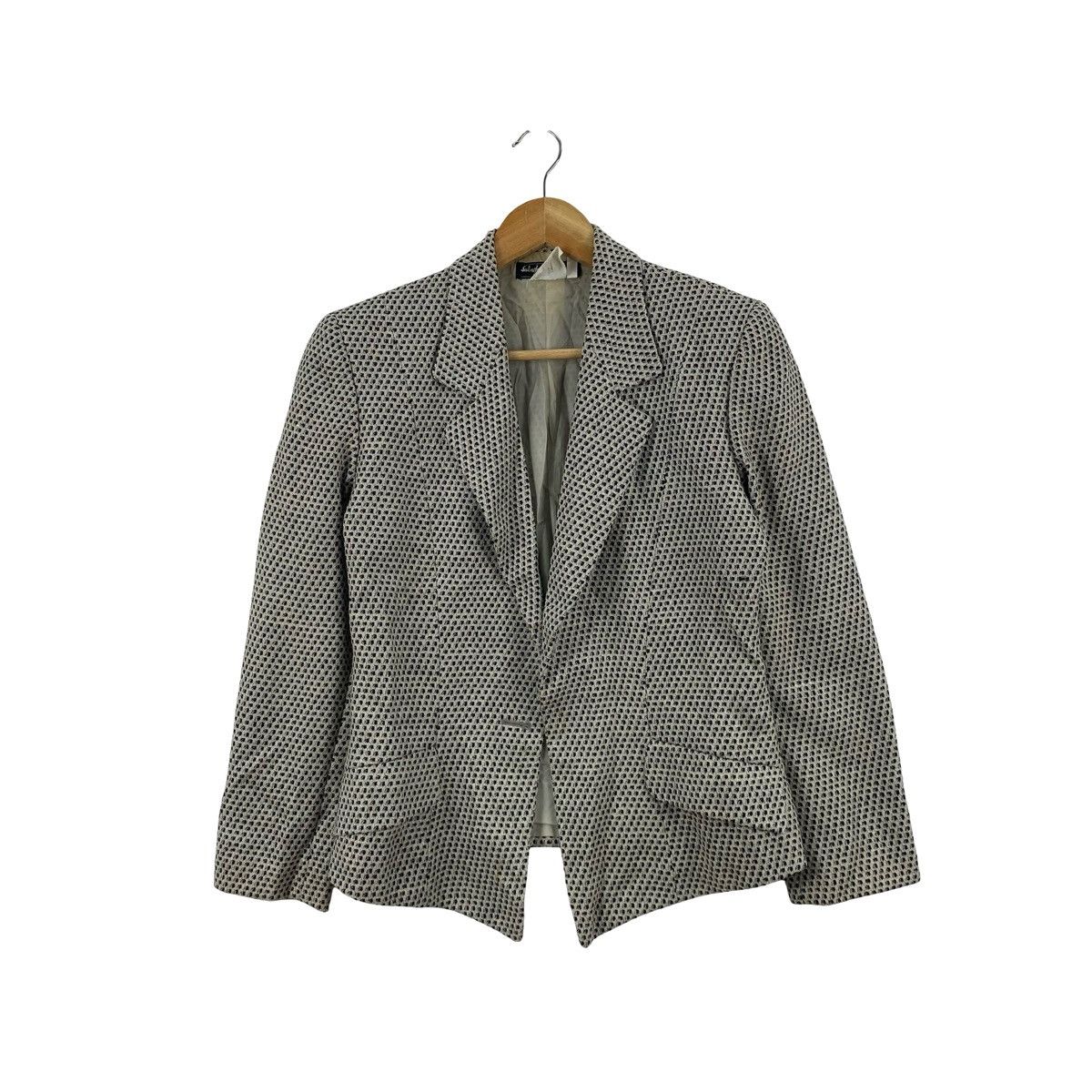 Salvatore Ferragamo Vintage SALVATORE FERRAGAMO Tweed Blazer Jacket Size S / US 4 / IT 40 - 3 Thumbnail