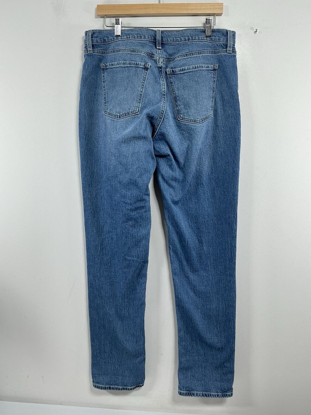 Old Navy Womans Old Navy Boyfriend Blue Jeans Size 10 Tall Straight Size 32" / US 10 / IT 46 - 2 Thumbnail