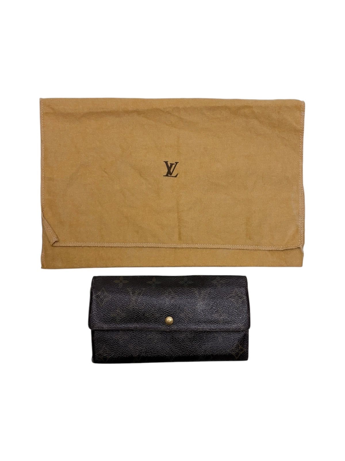 Louis Vuitton Louis Vuitton Monogram Sarah Long Wallet with Dust Bag Size ONE SIZE - 1 Thumbnail