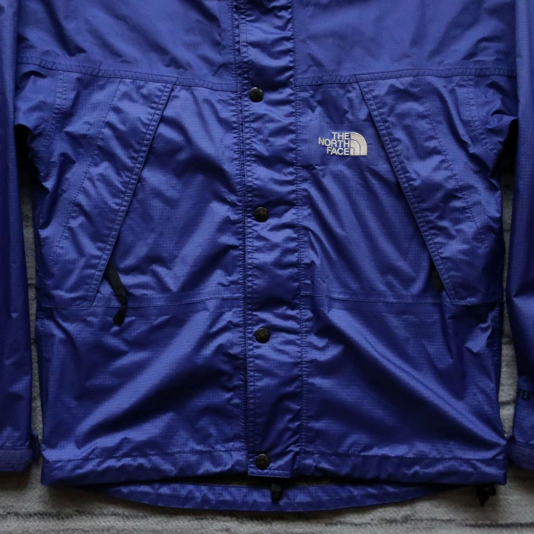 The North Face Vintage North Face Goretex Mountain Parka Jacket XS Mens Aztec Blue Size US XL / EU 56 / 4 - 3 Thumbnail