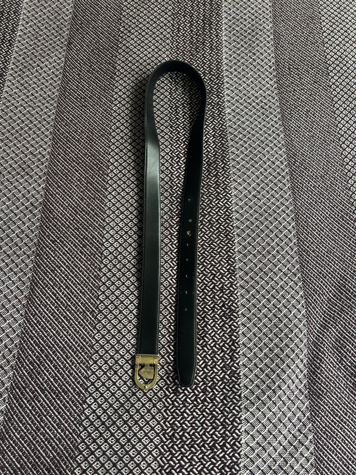 Porsche Design Vintage Porsche Leather Belt Solid Style Unisex One size Size ONE SIZE - 6 Thumbnail