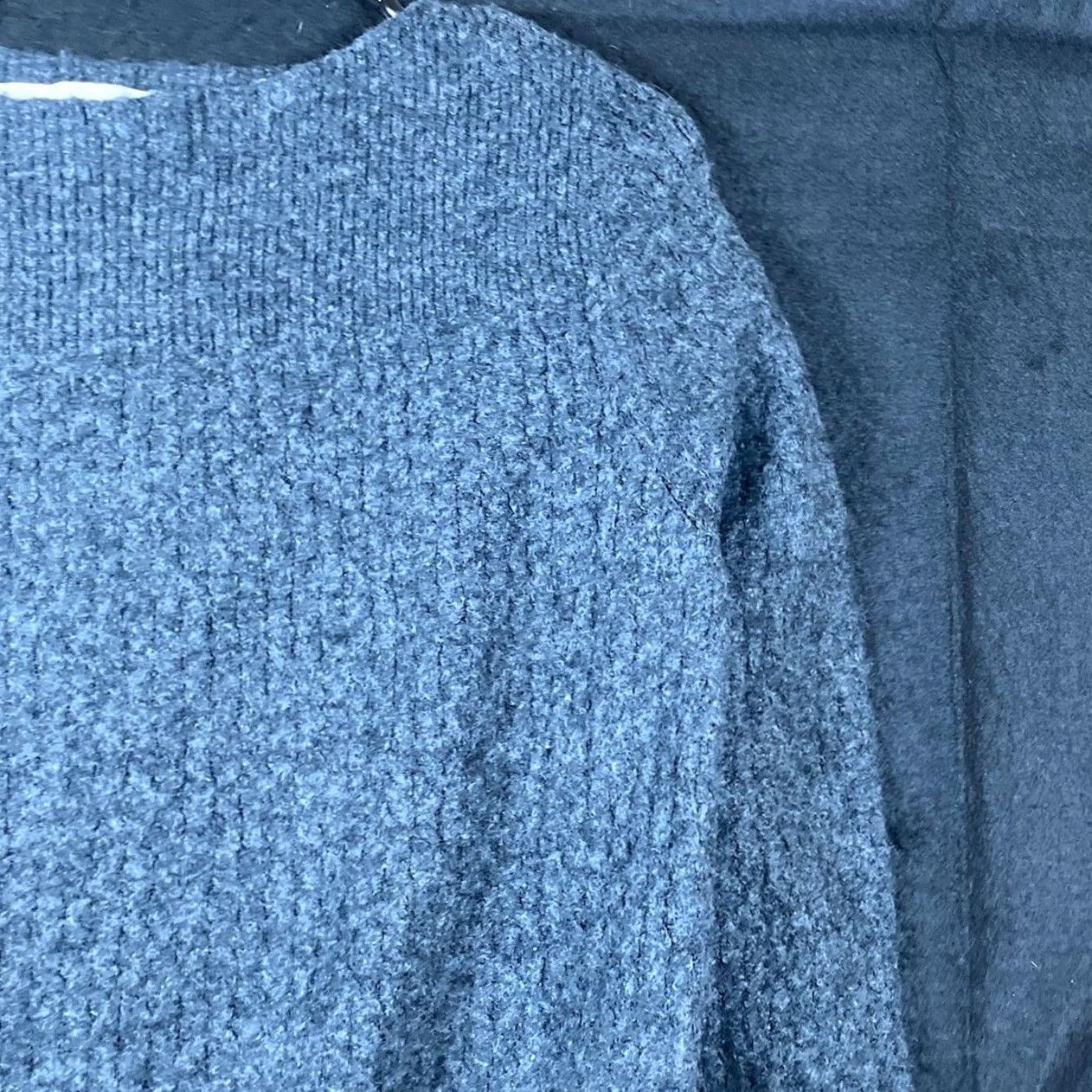 Loft LOFT Gray Crew Neck Long Sleeve Sweater Front Tie Medium Women’s Knit Casual Workwear Size M / US 6-8 / IT 42-44 - 5 Thumbnail