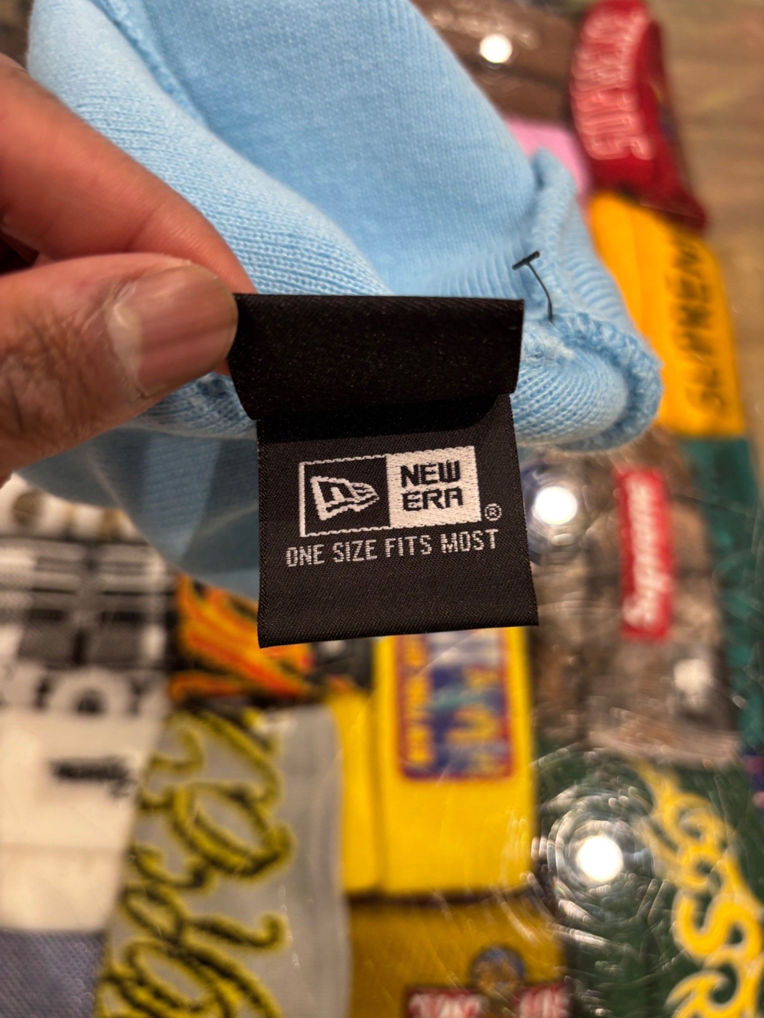 Supreme Supreme New Era Devil S Logo Beanie Light Blue Size ONE SIZE - 4 Thumbnail