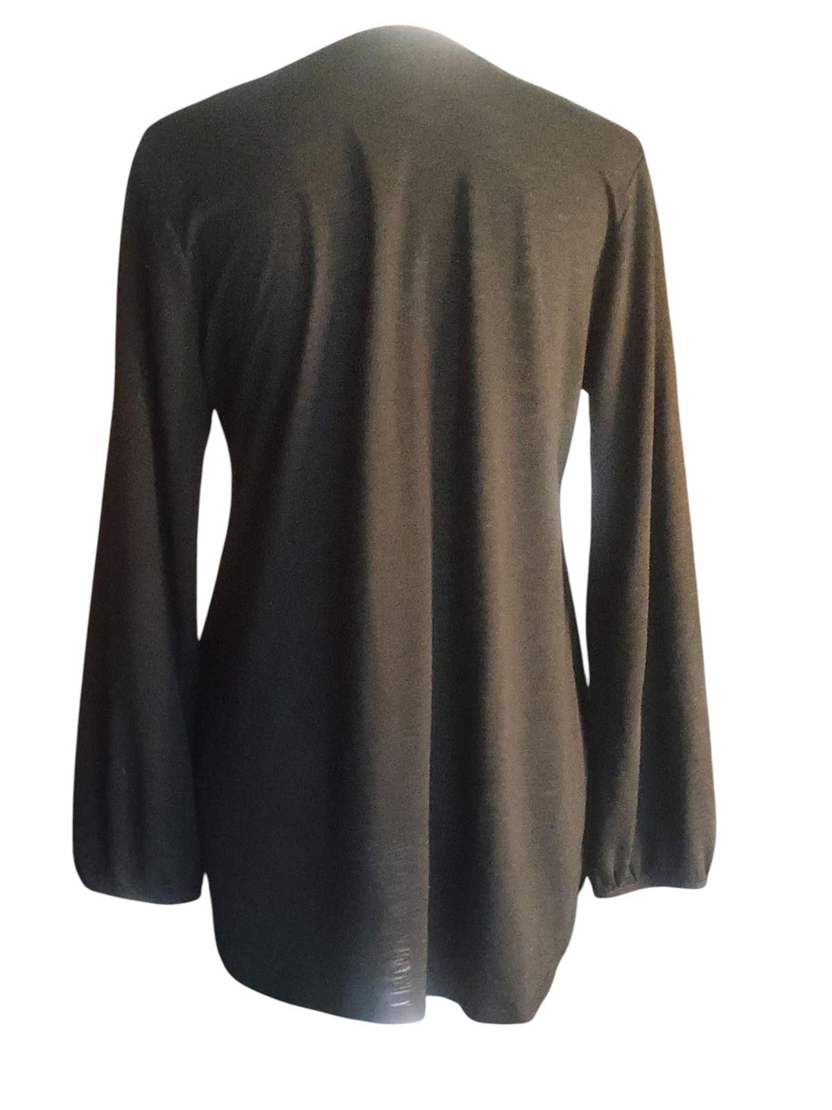 Faded Glory Faded Glory Long Sleeve Women's Tunic with Embroidered Front Size M / US 6-8 / IT 42-44 - 3 Thumbnail