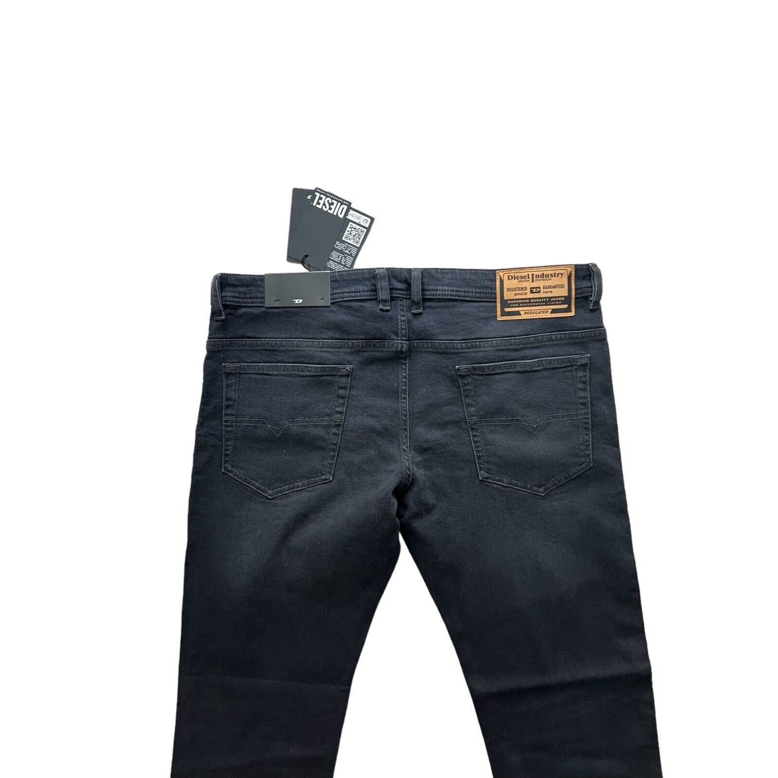 Diesel Diesel Mens Safado Straight Fit Jeans RM064 Black Size 36/32 Size US 36 / EU 52 - 3 Thumbnail