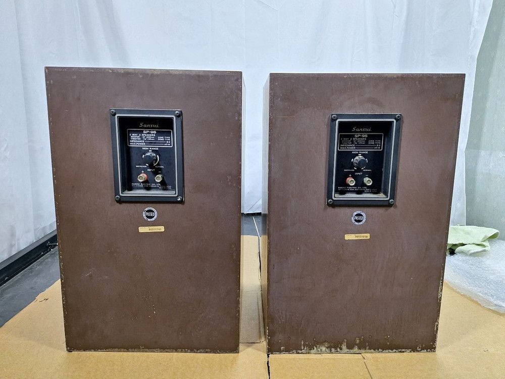 Vintage VINTAGE SANSUI SP-95 10" 2-Way High-Fidelity Speakers Pair Size ONE SIZE - 4 Thumbnail