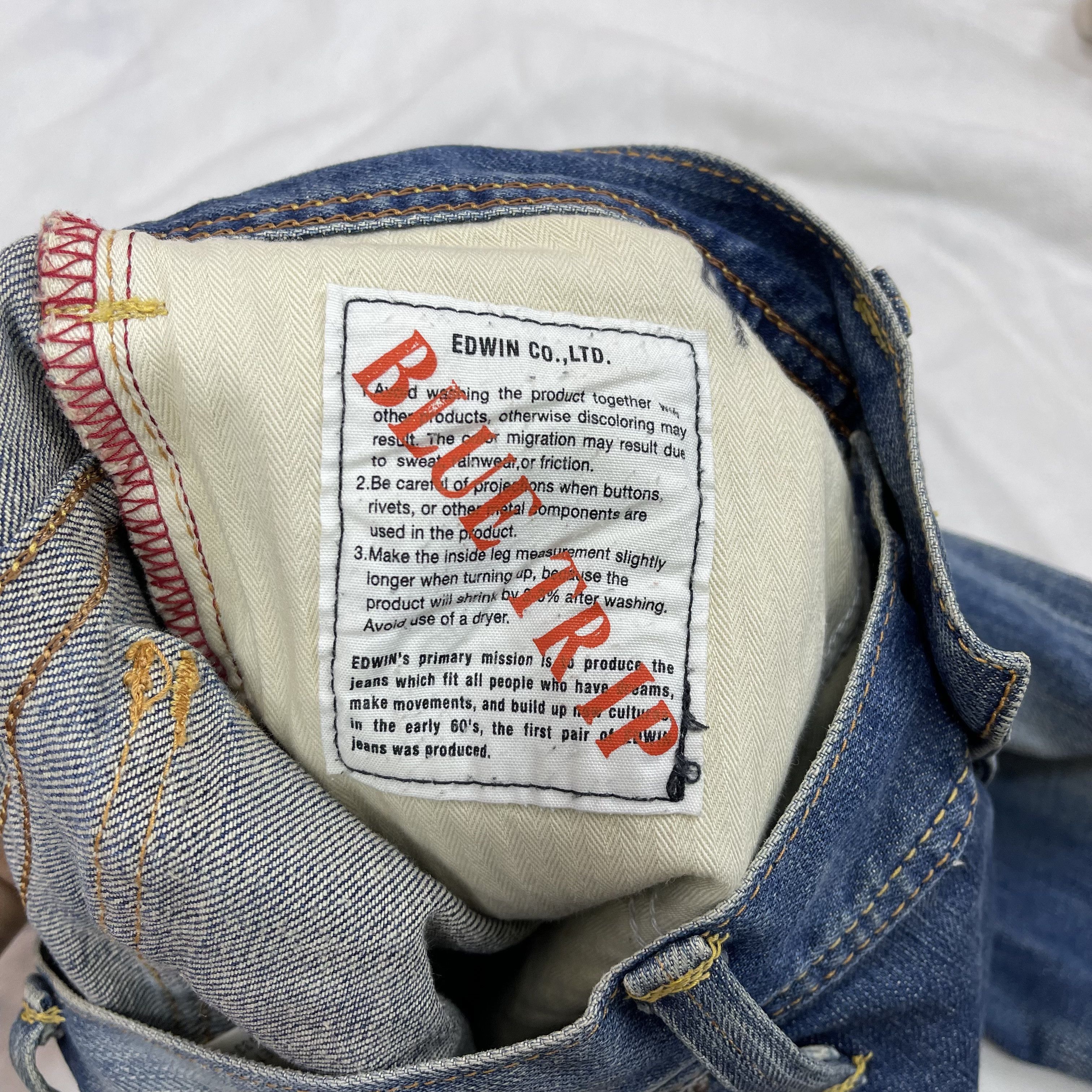 Edwin EDWIN BLUE TRIP Flare Denim Jeans #1288/AS Size US 28 / EU 44 - 11 Thumbnail