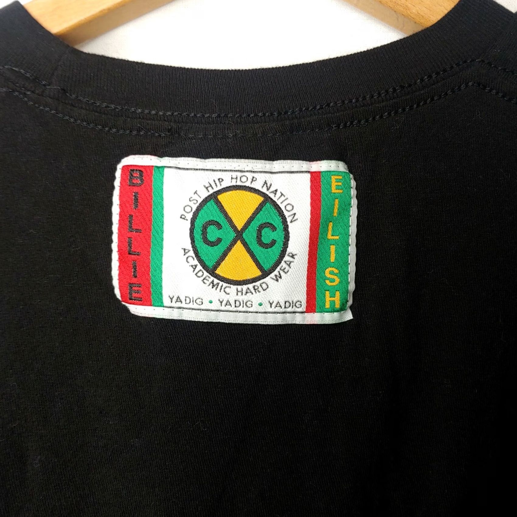 Vintage Cross Colours Shirt Mens L Black Billie Eilish Dig Flames Authentic Music Size US L / EU 52-54 / 3 - 3 Thumbnail