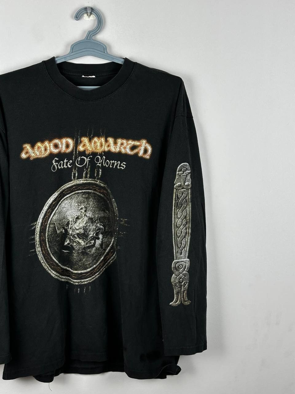 Band Tees Vintage Amon Amarth Rock Band Tour Longsleeve Tee 90s faded Size US L / EU 52-54 / 3 - 3 Thumbnail