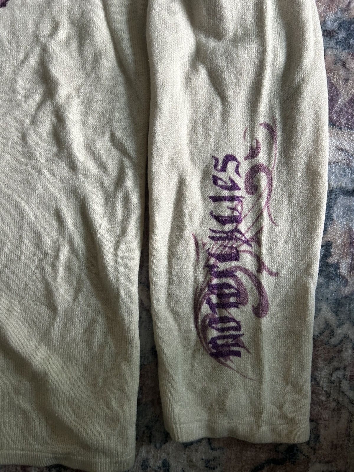 Harley Davidson Vintage Cream and purple hoodie Size M / US 6-8 / IT 42-44 - 6 Thumbnail
