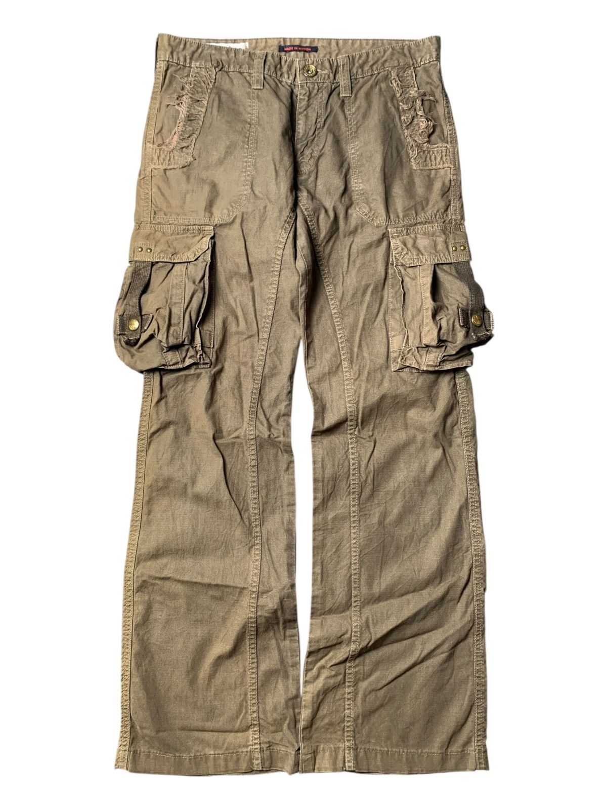 パンツ grunge flare cargo pants goa lgb 00's L.G.B flare cargo pants archive if パンツ grunge flare cargo