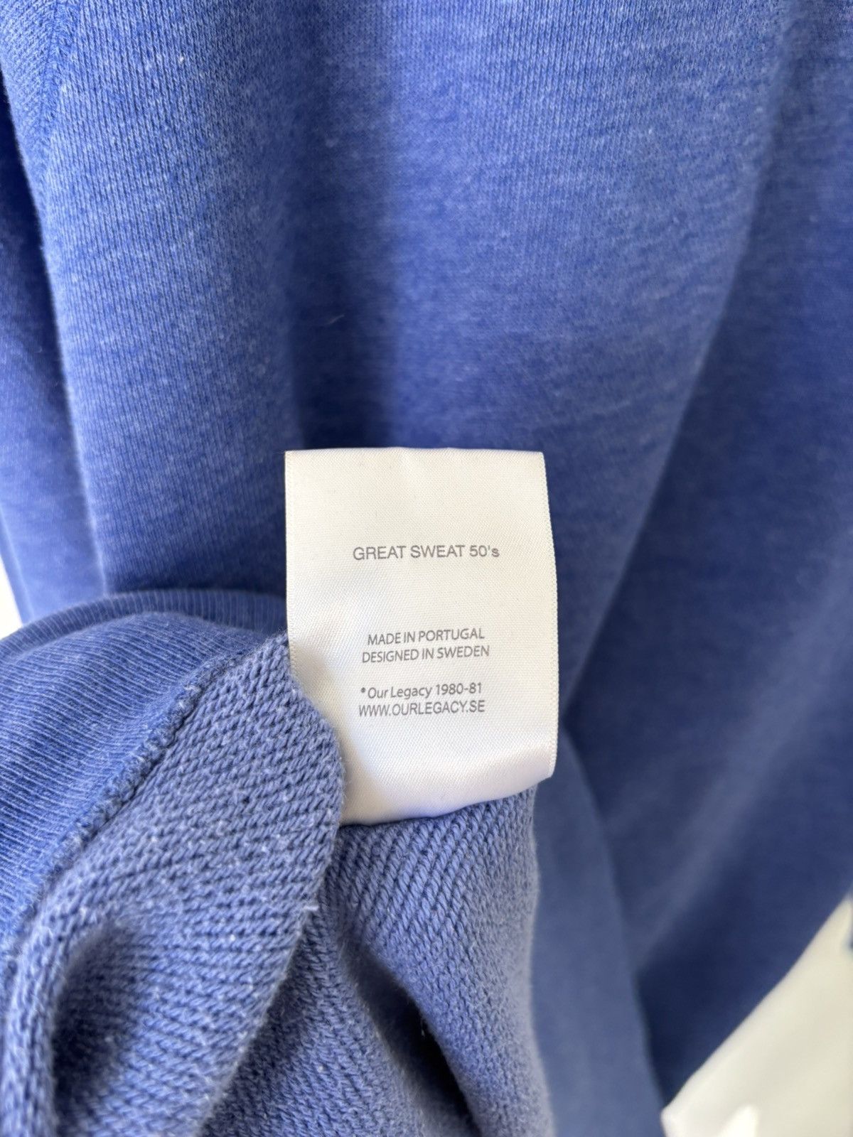 Our Legacy Our Legacy Silk/Cotton Great Sweatshirt 50’s Size US M / EU 48-50 / 2 - 5 Thumbnail