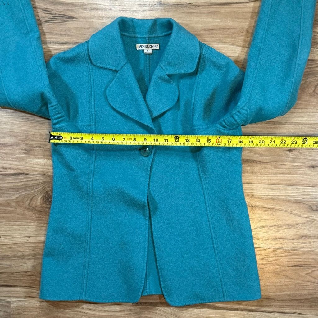 Pendleton Pendleton Women’s Wool Jacket S Teal Size S / US 4 / IT 40 - 5 Thumbnail