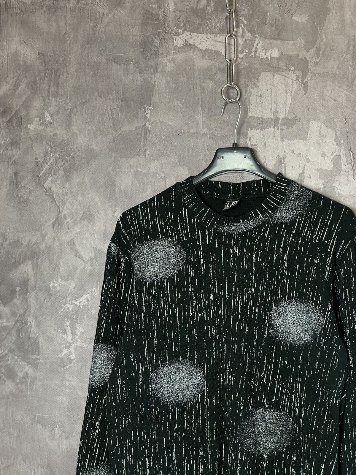 Japanese Brand × Vintage Vintage Y2k AOP Long Sleve Avant Garde Size M / US 6-8 / IT 42-44 - 6 Thumbnail