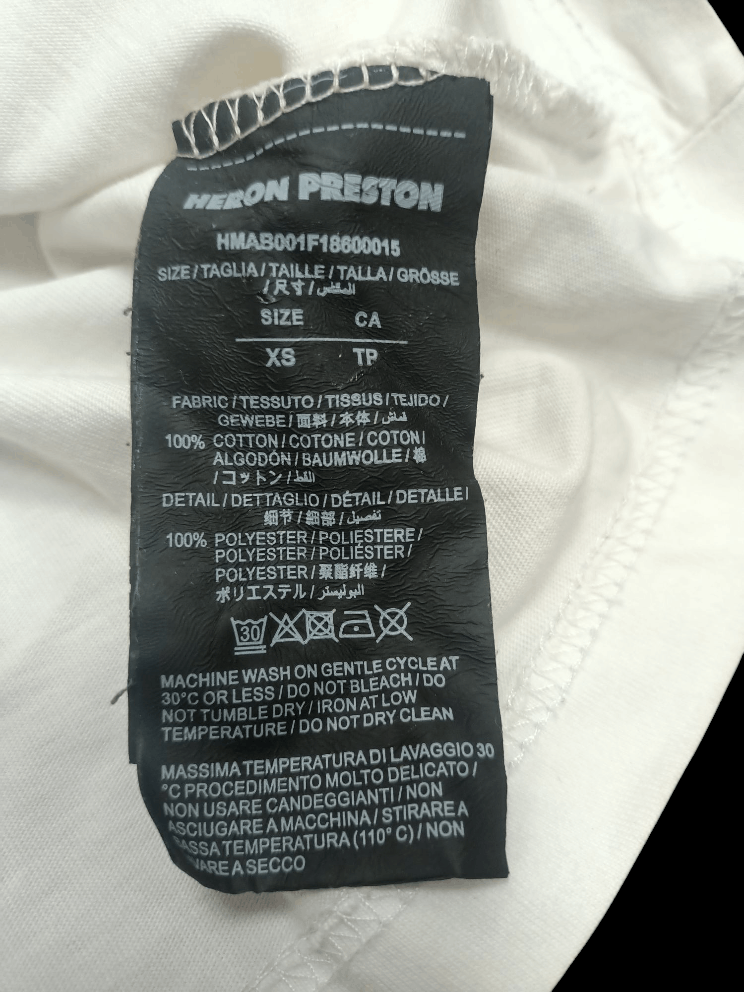 Heron Preston HERON PRESTON x DESIGNER x STREETWEAR Size US XS / EU 42 / 0 - 10 Thumbnail