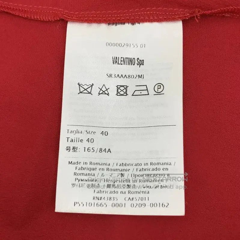 Valentino Valentino Red Silk Short Sleeve T-Shirt . Size M / US 6-8 / IT 42-44 - 6 Thumbnail