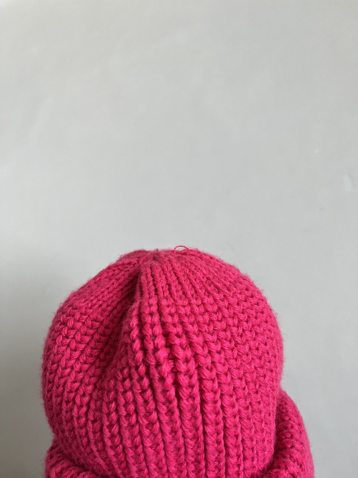 Champion × Vintage Vintage Champion USA Wool Cuffed Ribbed Stretch Knitted Hat Size ONE SIZE - 3 Thumbnail