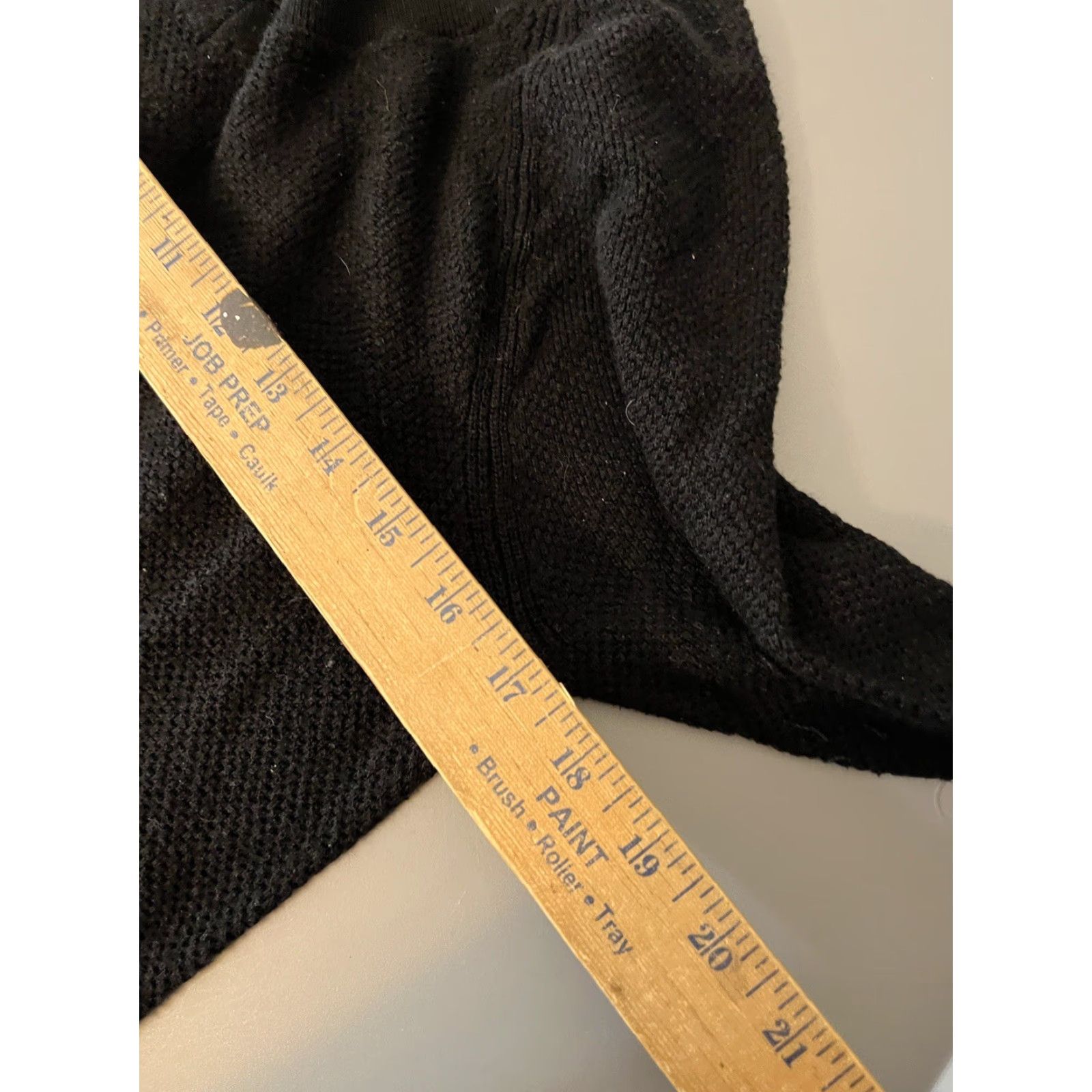 Gap Gap Women Solid V Neck Long Sleeve T-Shirt Size M Black Size M / US 6-8 / IT 42-44 - 5 Thumbnail